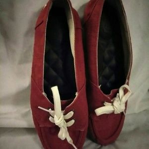 Reef hemp Deckhand shoes 7 red